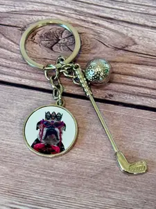 GOLF KEYCHAIN with PHOTO