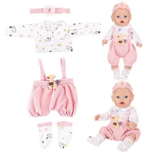 New 43cm Zapf Doll Clothes Autumn Winter, 18 Inch American Girl Doll Clothing Accessories Wholesale, High-Quality Doll