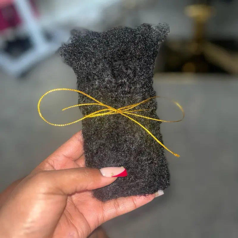 Human Hair Wicks Extension, 8 in, 1 Piece