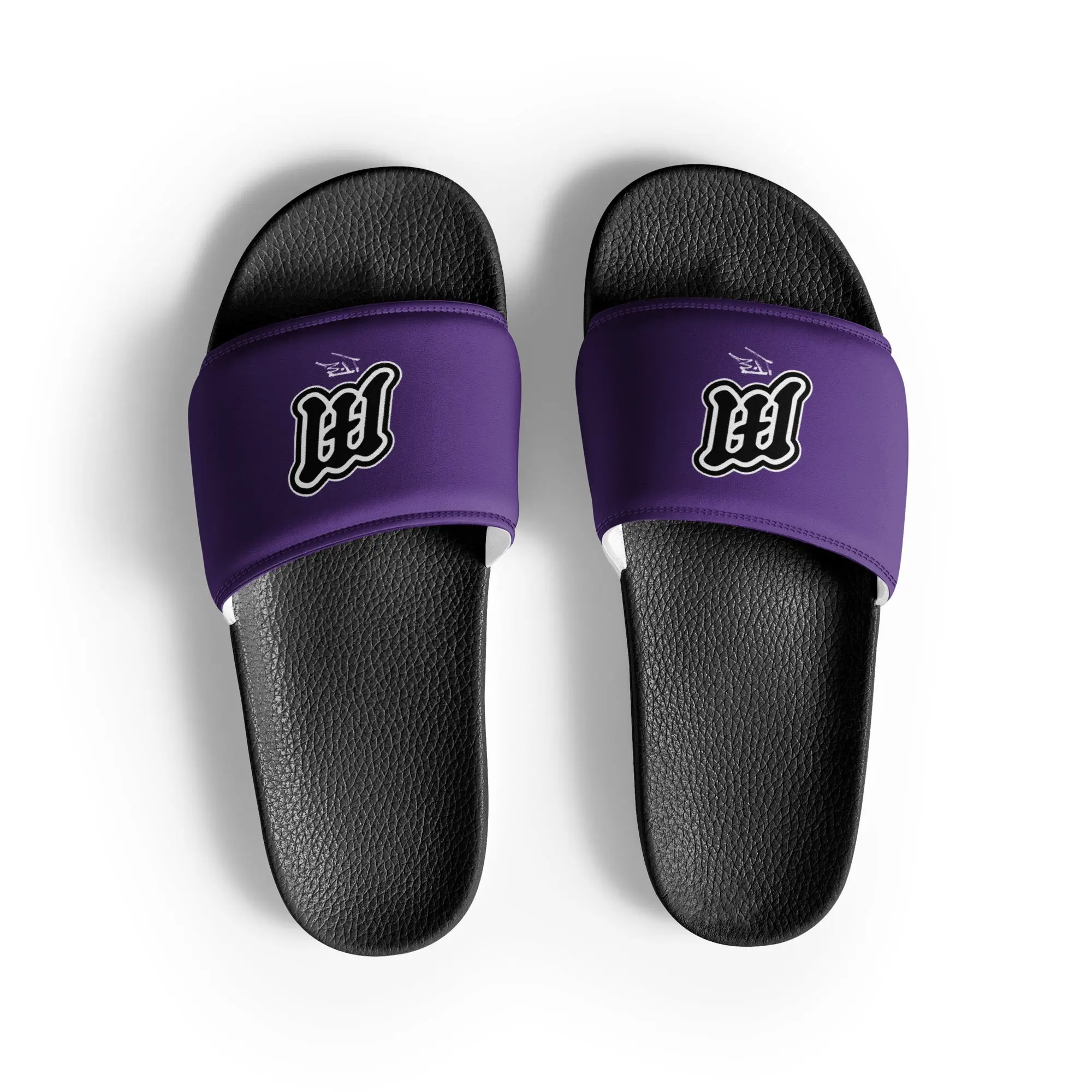 Men’s "M" Slides (Purple)