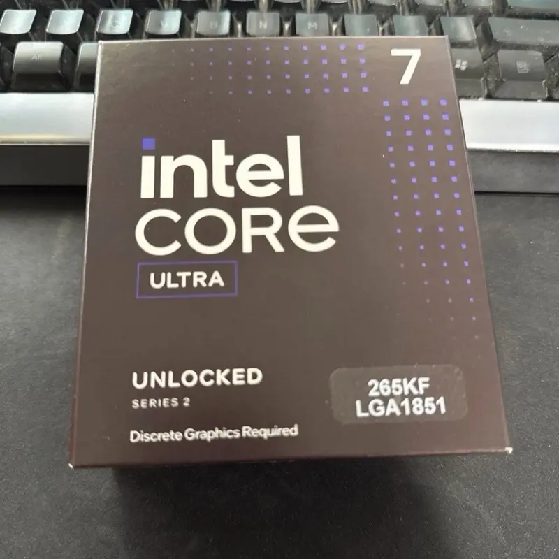 Intel Core Ultra 7 265KF High-Performance Processor for Desktop Computers & Laptops, Essential Component for Computers & Office Equipment