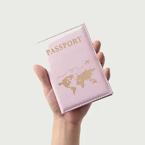 Passport Holder, PU Leather Travel Essential Passport Cover, Luggage Tag Set for Women's Passport Holder, Passport and Vaccine Card Holder, Travel Document Holder