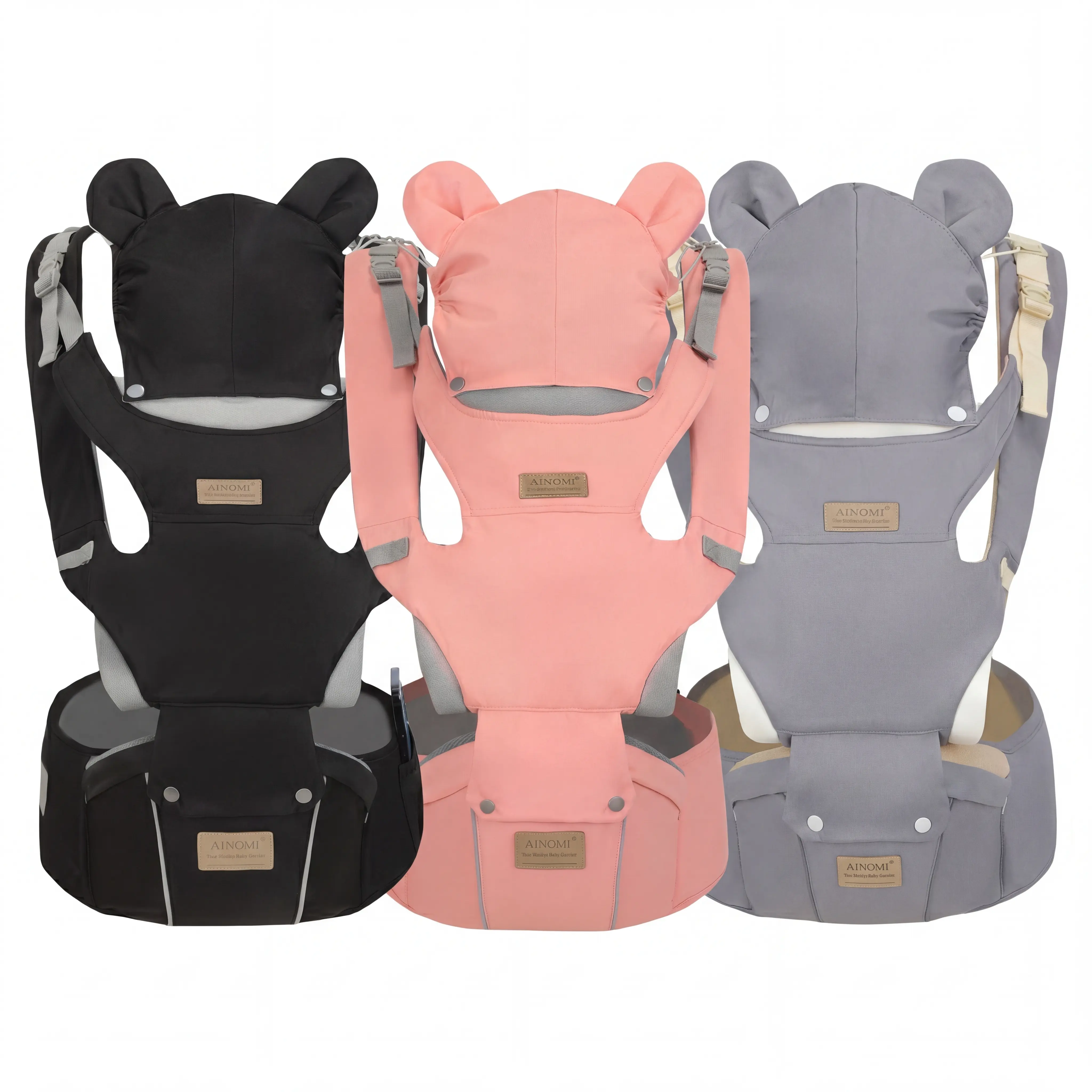 Lightweight, Compact & Easy-to-Use Carrier with Front & Back Dual Adjustable Buckles, Fits Toddlers, Portable for Travel，newborn  carrier，baby carrier for toddlers -3 years，carrier，baby front carrierergonomic baby carrier multifunctional 4 in 1
