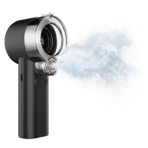 2026 Nano Mist Fan - Portable Mini Spray Fan with 13000 RPM Motor, 100-Speed Airflow, 3600mAh Battery, Smart LED Display, Magnetic Split Water Tank, Ideal for Cooling, Hydration, and Makeup-Friendly Mist – Compact & Rechargeable,summervibes