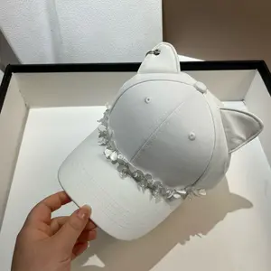 CoolCatHats Exclusive Crystal Cat Ear Cap – Spring Trend