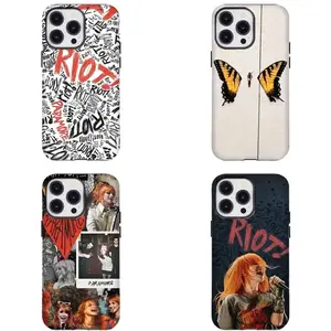 Nostalgic Paramore Riot Phone Case Iconic Pop Punk Butterfly Hayley Williams Cover Compatible with iPhone X, 11, 12, 13, 14, 15, 16, 17 Plus Pro Promax & SS Galaxy S21-25 Series