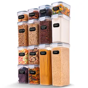 Cheer Collection Air Tight Food Storage Container, 14 Pack