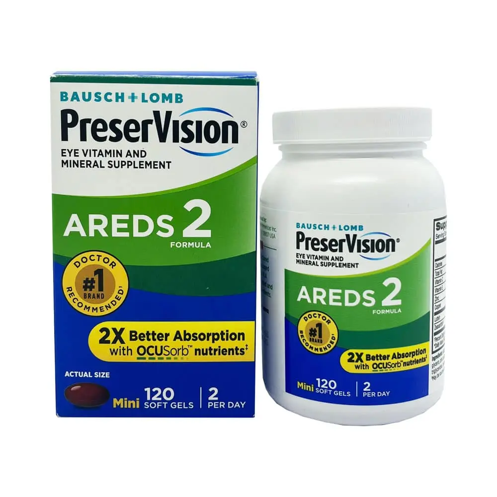 PreserVision Areds 2 Eye Vitamin and Mineral - 120 Softgels