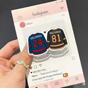 Heated Rivalry Jersey Magsafe Phone Grip, Ilya and Shane Sticker, Hollander and Rozanvo Fans, Ice Hockey Phone Holder, Ice Hockey Romance, Kindle Grip