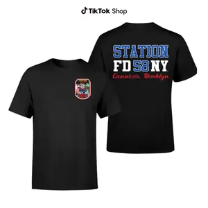 FDNY EMS Station 58 Canarsie Brooklyn T-Shirt, Vintage Streetwear Firefighter Tee, Soft Cotton Blend, Gift For EMTs And First Responders