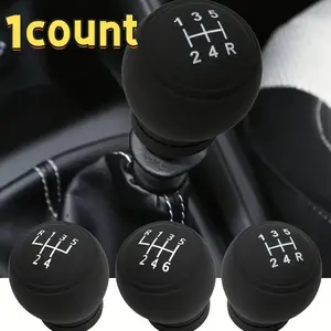 Silicone Gear Shift Cover for Manual Transmission Shift Knob, Anti-Slip Dustproof Waterproof Handle, Easy Installation, Durable Car Interior Accessory