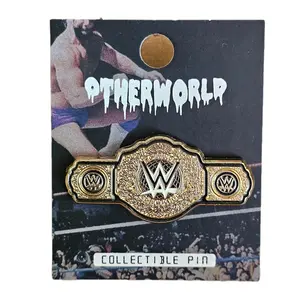 Wrestling championship belt Metal Hat Pin - Fashion Accessory for Personalized Style