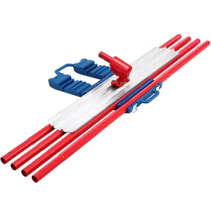 Magnesium Alloy Bull Float Concrete Finishing Tool - 48x8 Inch Heavy-Duty Float Board with Adjustable Bracket - 4 Handles for Professional Masonry - Ideal Cement Smoothing Kit - Concrete Tools