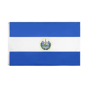 Salvadoran Flag 3x5 Ft with Brass Grommets - El Salvador Flag for Home and Office Decor