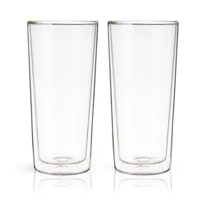 True Double Walled Pint Glasses Set of 2