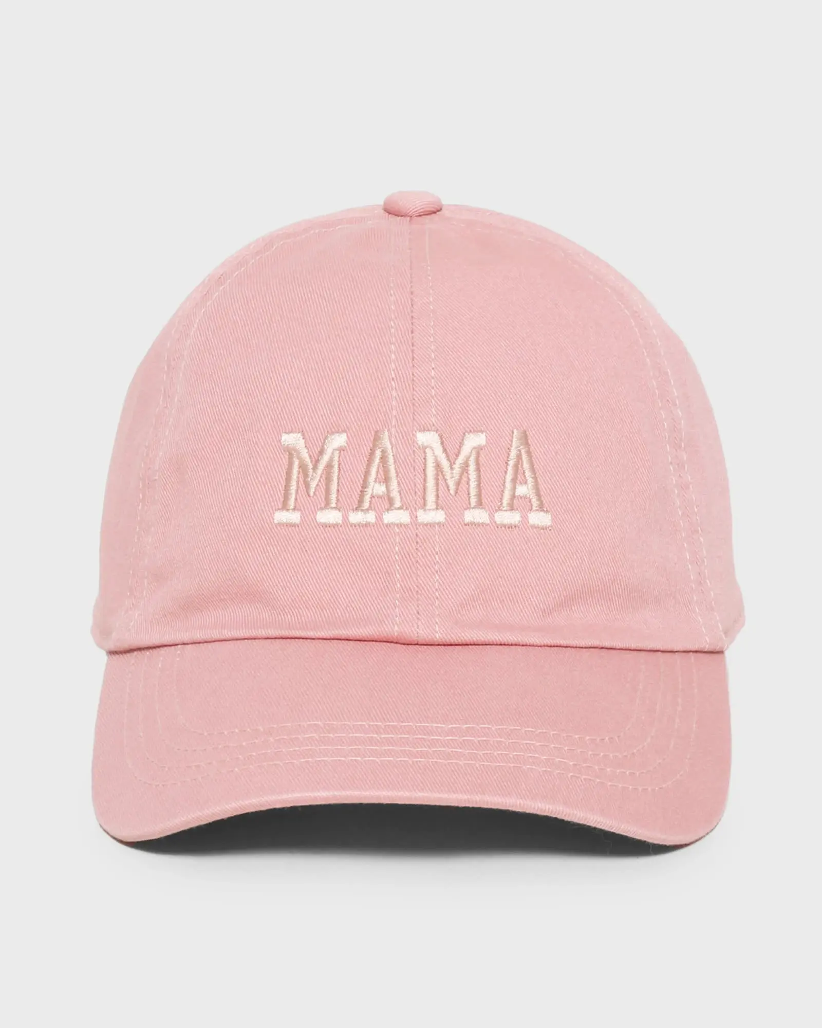 Women's Mama Character Embroidered Cotton Baseball Cap - Casual Hat, Embroidered Headwear, Mother Graphic Hats with Breathable Fit, Pre-Curved Brim