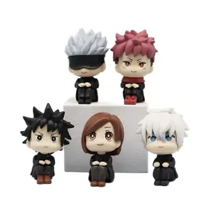 Jujutsu Kaisen 1pc/Set Jujutsu Kaisen Chibi Figure, Gojo Satoru Model Decoration, Desktop Ornament, 2 Model Gashapon Collectible, Anime Lover Gift