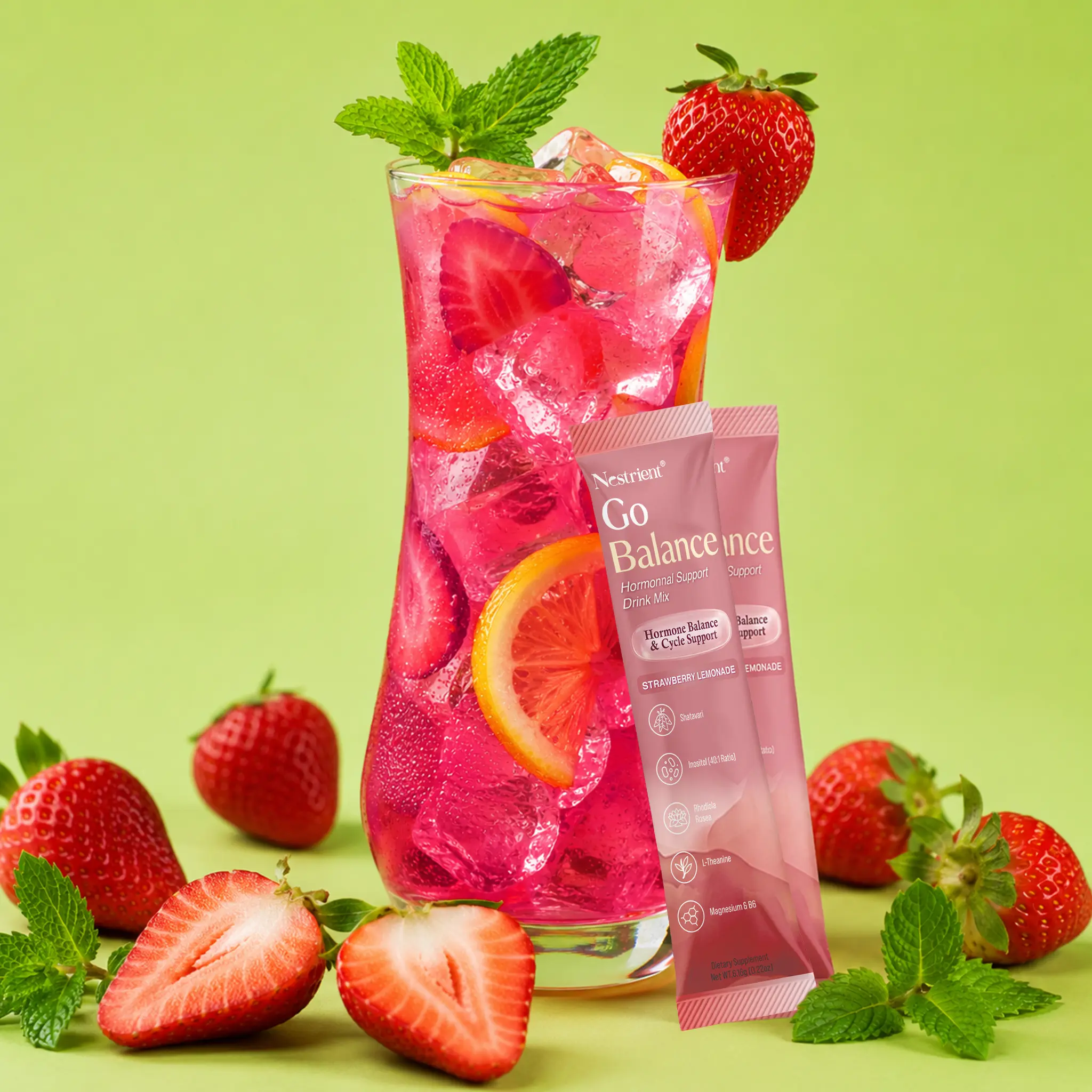 One Serving Trial (2 Stick) Strawberry Lemonade