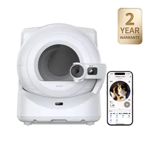 PETKIT Purobot Ultra Automatic Cat Litter Box with Camera Odorless Universal Litter Tray for Multiple Cats xSecure APP Control Health Monitoring AI Powered Face Recognition#Summervibes #petlovers
