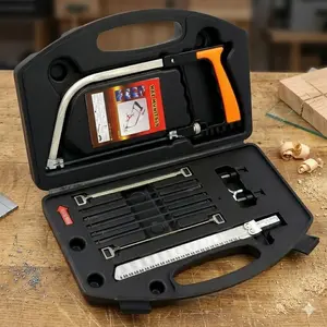 Multi-functional 7-in-1 Magic Handsaw Kit | 12-Piece Portable High Hardness Saw Set | Professional DIY Tool for Cutting Metal Wood Tile Glass | Industrial Grade Home Repair & Construction Equipment