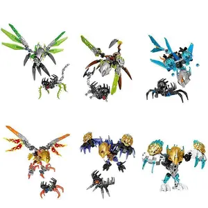 Superheroes Series Bionicle Creature Master of the Golden Mask Building Blocks Combined Robot Mecha Bricks Toys For Boys Gifts popular