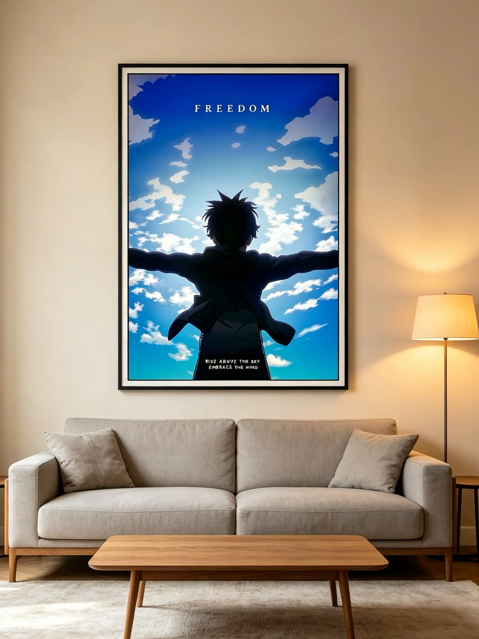 Attack on Titan Anime Scene Poster - Official Art Paper Print, Home Decor Wall Display for Living Room