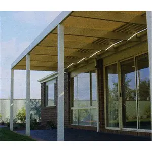 212 MAIN Knitted Fiber Shade Cloth Fabric, 84-90% UV Blocking, 6 Ft x 100 Ft Roll Form, Wheat, Outdoor Car Exterior Sunshade