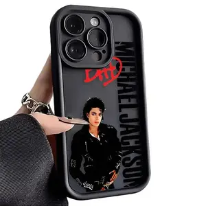 Michael Jackson design, featuring a sky eye and staircase pattern, compatible with Apple iPhone 17, 16, 15, 14, 13, and 12.
