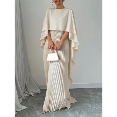 open lace back dress Judah Scallop Pleated Dress main image 1