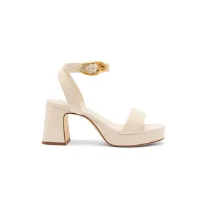 Dolly Verona Low Sandal In Ivory Leather