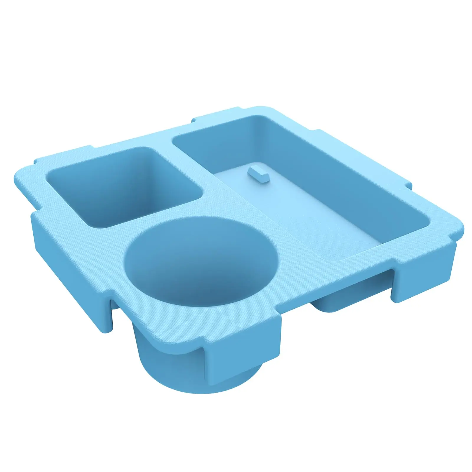 Cup Holder Compatible with X Large Bogg Bags - Premium EVA Tray Accessory with Cup Holder - Sand & Waterproof Organizer -Fits Stanley 40oz Tumblers, Essential Beach Bag Companion