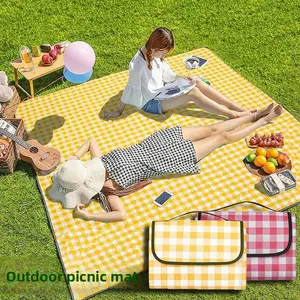 Waterproof Foldable Picnic & Camping Blanket Thick Outdoor Beach Mat for Travel & Picnic