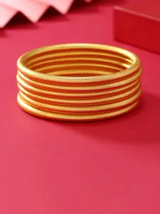 Vintage Minimalist Matte Bangle, Fashionable Jewelry for Women & Men, Trendy All-match & Exquisite Jewelry for Birthday Gift, Trendy Stack Bangle