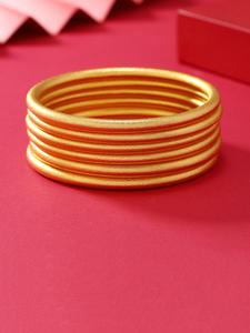 vintage minimalist matte bangle, fashionable stack jewelry for women & men, trendy all-match & exquisite jewelry for birthday gift