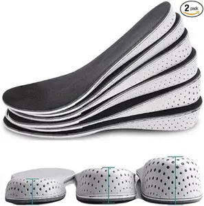 1 Pair Height Increase Shoes Insole Breathable Memory Foam Height Increase Insole Invisible Increased Heel Lift Shoe Insoles for Women Men - 2.3cm