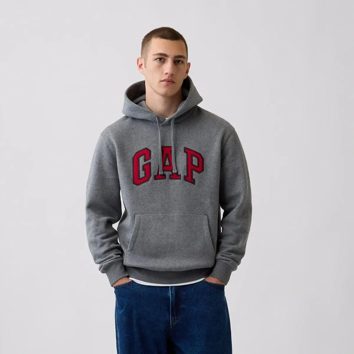 Gap Men's Relaxed-Fit Soft Fleece Hoodie, Pullover Sweatshirt for Men