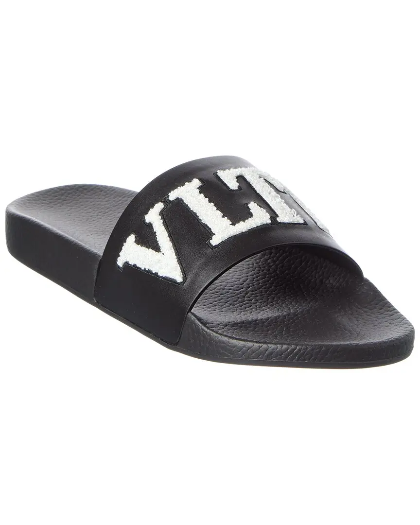 Valentino VLTN Leather Slide