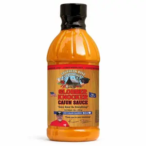 Southern Boyz Seasoning Slobber Knocker Cajun Sauce, Bold Flavor Cooking Sauce for Daily Meal Preparation