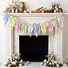 1 PC Satin Ribbon Plaid Pastel Bow Garland Banner