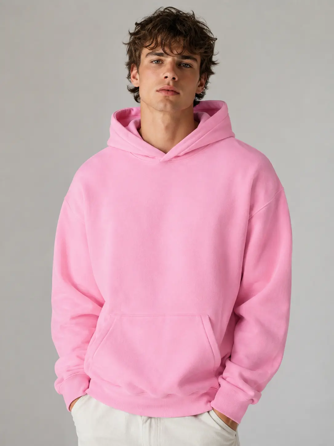 2026 Trendy Unisex Fleece Hoodie, True to Size Drop Shoulder Loose Pullover Sweatshirt with Kangaroo Pocket, Long Sleeve Fall Winter Casual Outfits