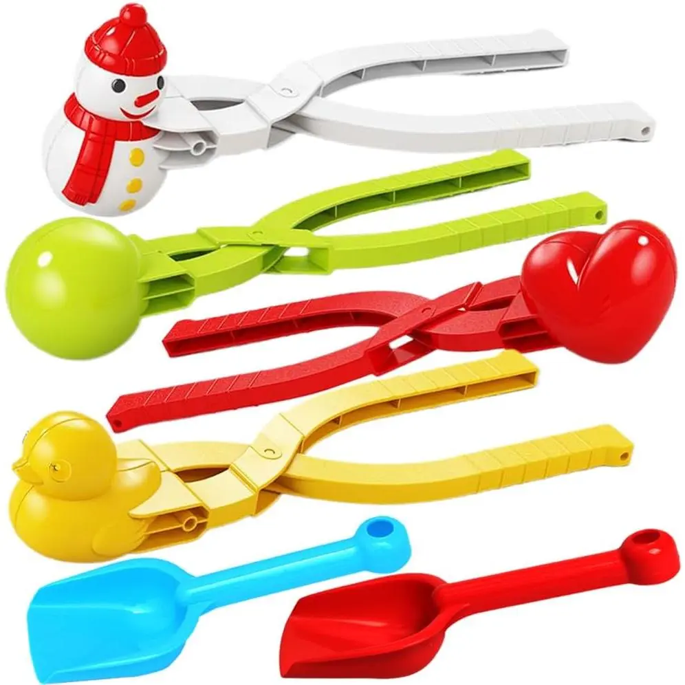6 PCS Snowball Maker Kit, Snow Ball Duck Makers, Snow Molds for Adults Outdoor