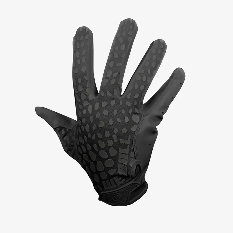 We Ball Sports Hypr-Grip Football Gloves, Men’s Sticky Silicone Palm Receiver Gloves (Youth & Adult)