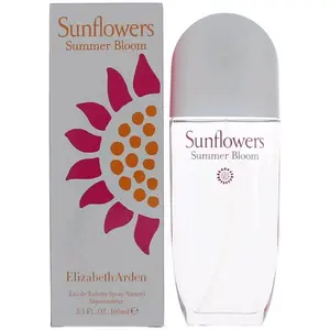 Elizabeth Arden Sunflowers Summer Bloom Aromatic Floral EDT Women's Perfume - 3.3 fl oz/3.4 fl oz, Water Lily Notes, New in Box (Lily Women's Fragrance)