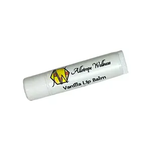Vanilla Lip Balm - Natural Ingredients Nourishing Moisturizing Oils for Dry Lips Apricot Olive Avocado Sunflower Rice Bran Oil