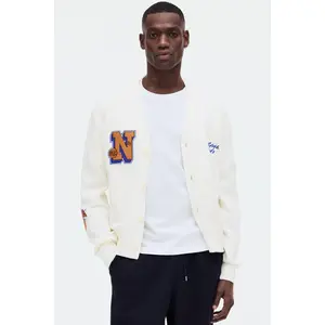 H&M Regular Fit Embroidered-motif Cardigan