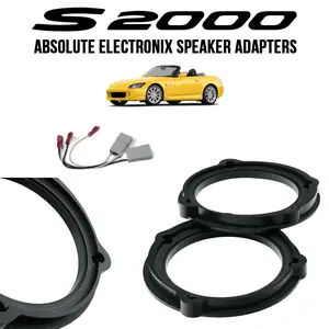 Absolute Electronix Honda S2000 Pro Speaker Adapters with Speaker Harness