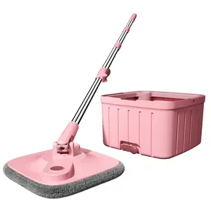 【2026 New Arrivals】Trucozie Spin Mop with Self-Cleaning Bucket - Never Touch Dirty Water Again | 360° Flat Mop, Turbo Rinse System, Reusable Microfiber Pads, Wet Dry Mop for Kitchen Bathroom Hardwood Floors