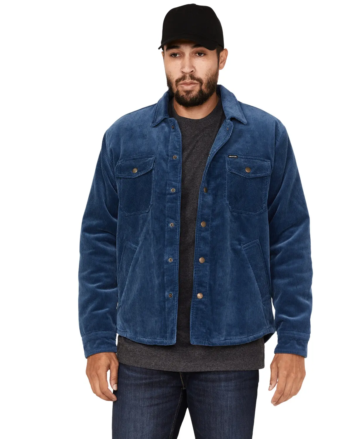Brixton Men's Men'S Durham Sherpa Lined Jacket - 03362-Joblu