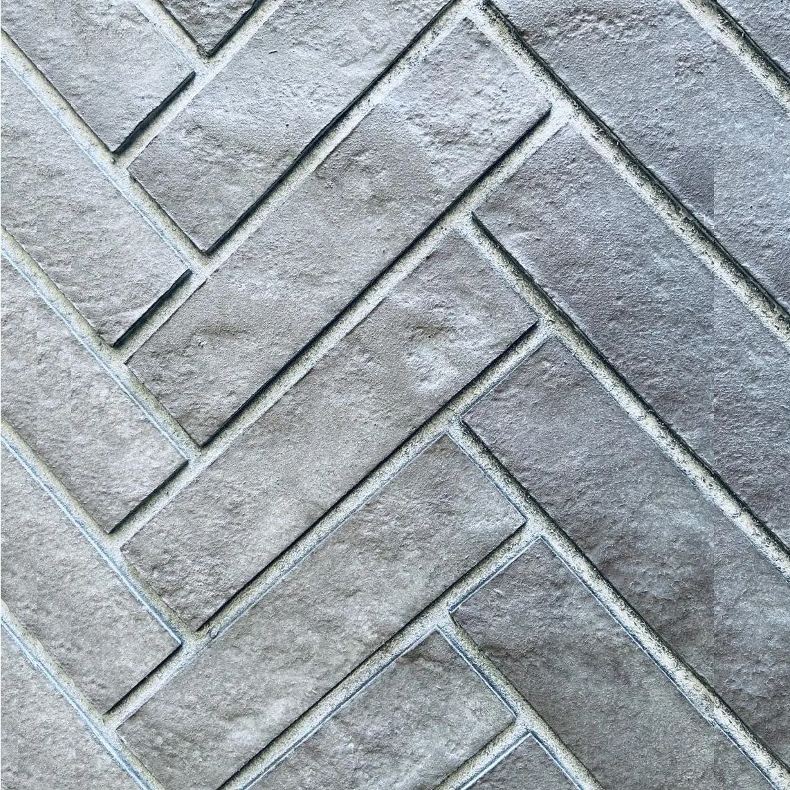 Napoleon Hearth DBPAX36WH-1 36 in. Westminster Grey Herringbone Brick Panels for Altitude X Fireplaces