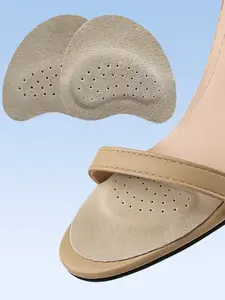 Leather Insoles for High Heels, Shock Absorbing Anti-Slip Self-Adhesive, Summer Sandals Ideal Choice, Women's Shoe Accessories Footwear